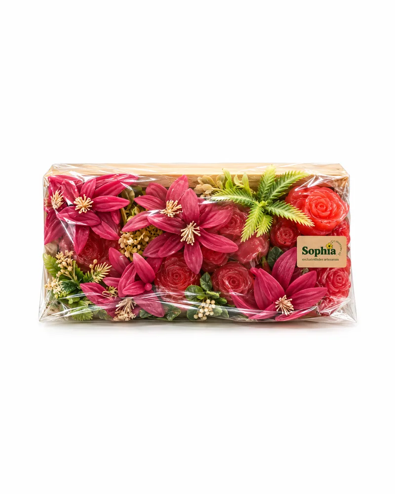 Kit de sabonetes glicerinados cereja e avelã