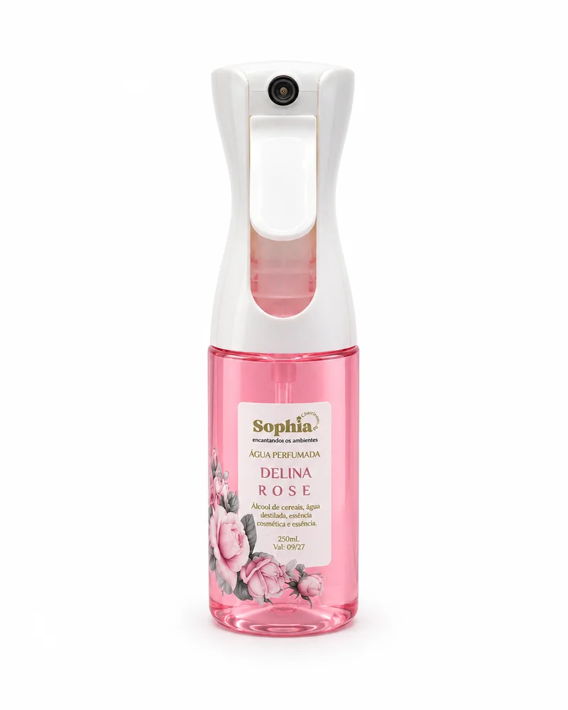 Água perfumada Delina Rose
