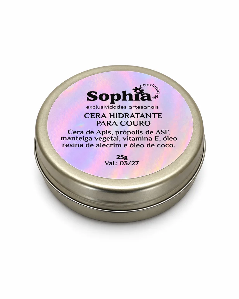 Cera para hidratar couro