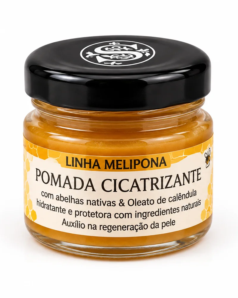 Pomada cicatrizante com urucum