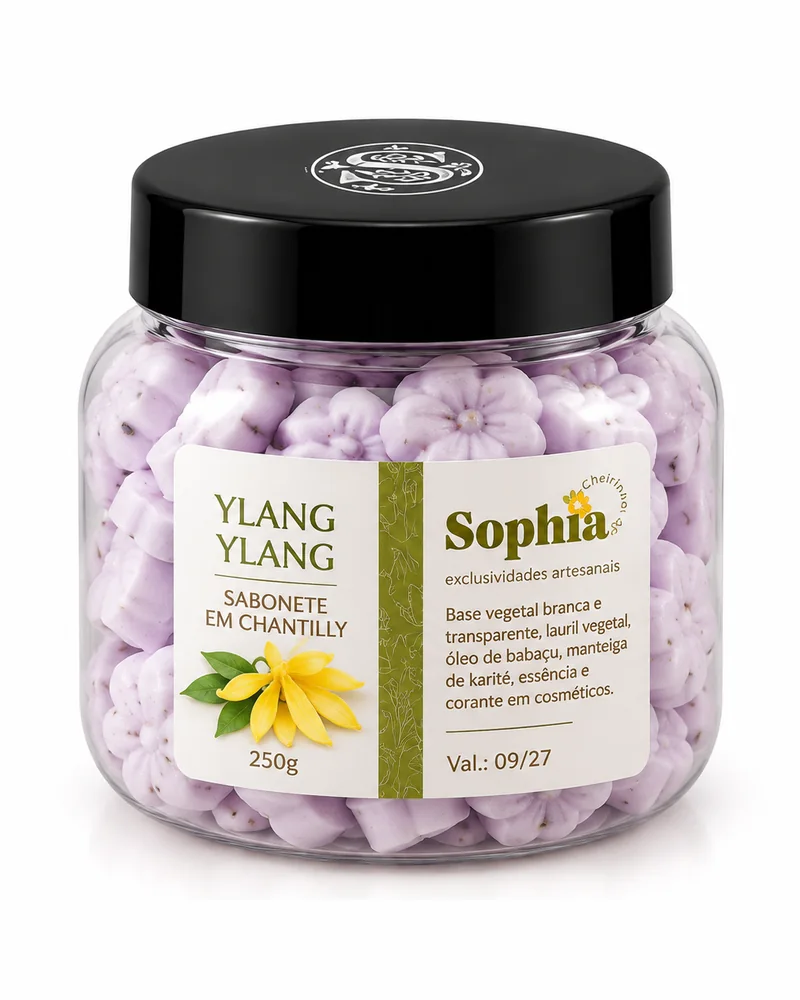 Sabonete em chantilly ylang ylang